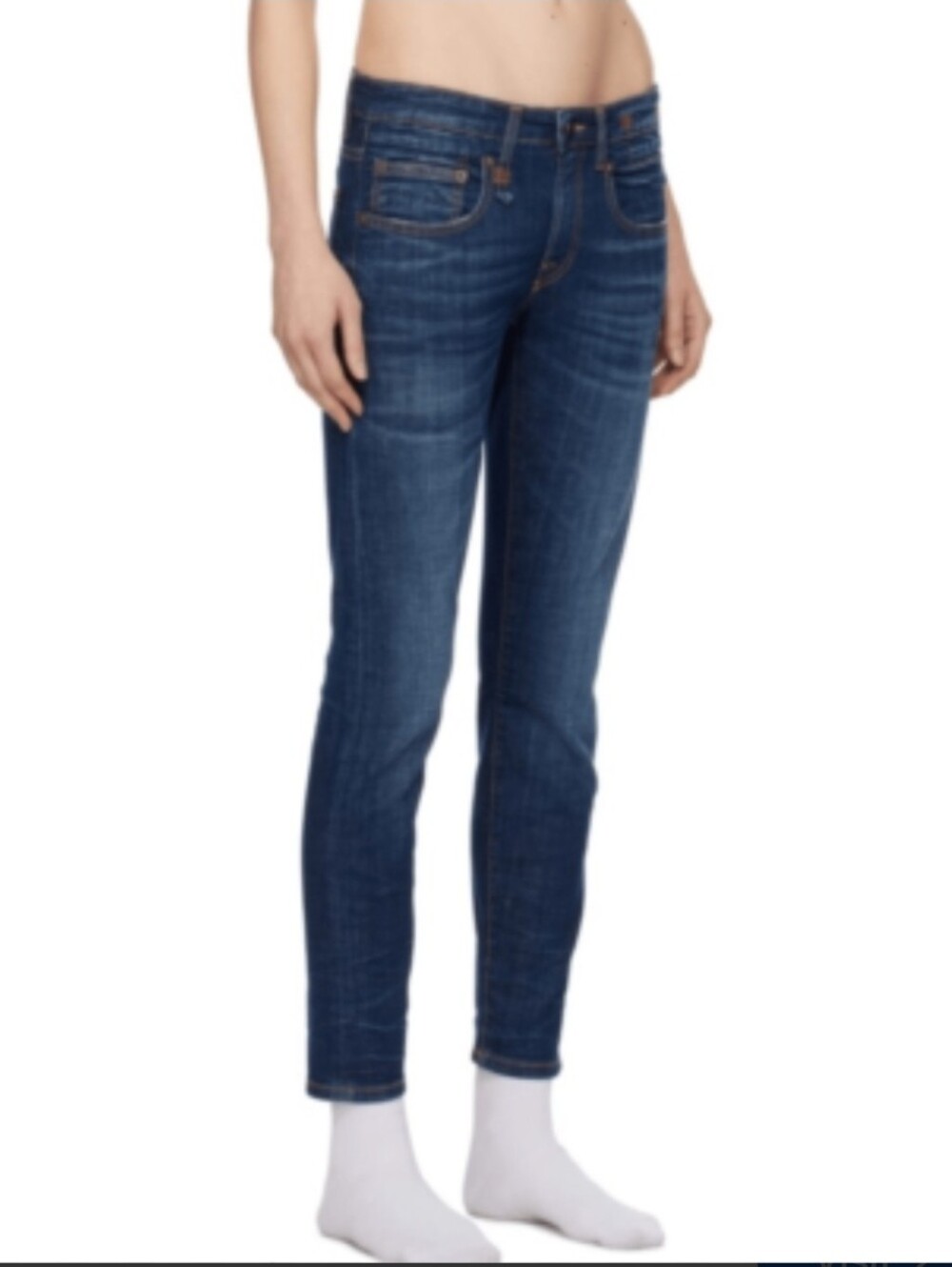 R13 Kate Dark Blue Women's Slim Fit Jeans Size 29